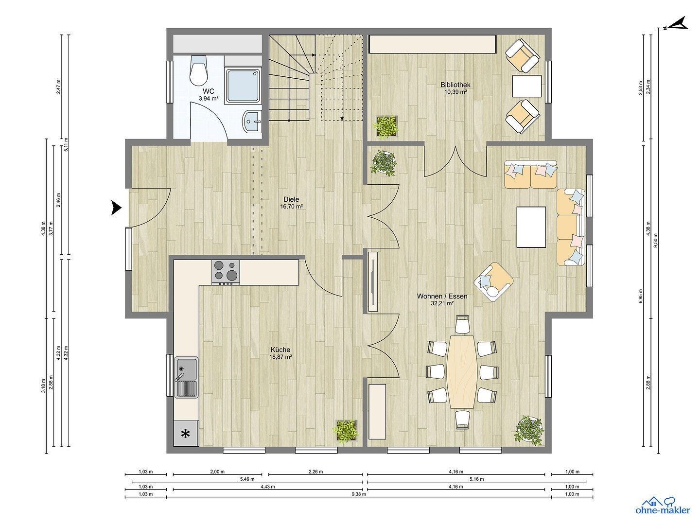Rodinný dům · 232 m² · Hamburg Nienstedten Hamburg 22609 - 4