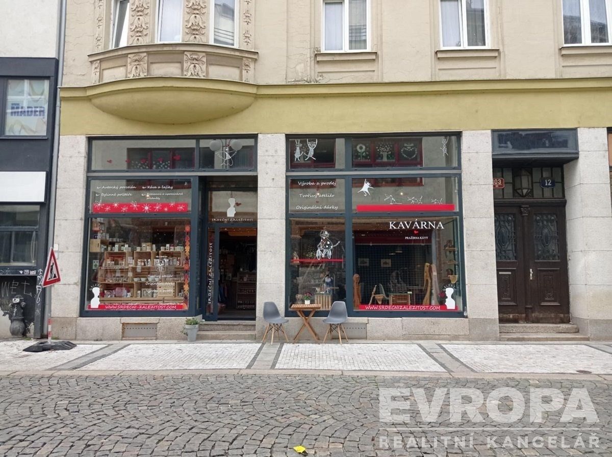 Obchodní prostory, 1. máje, Liberec, 190 m²