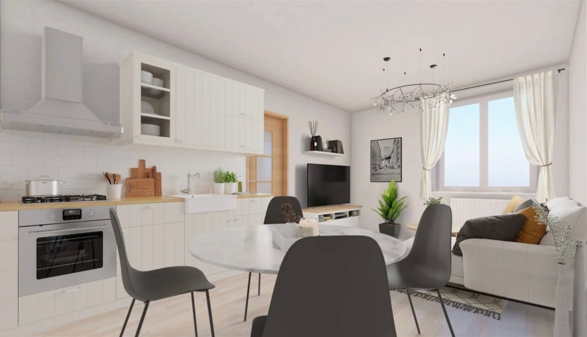 3+kk, Průběžná, Praha, 62 m²