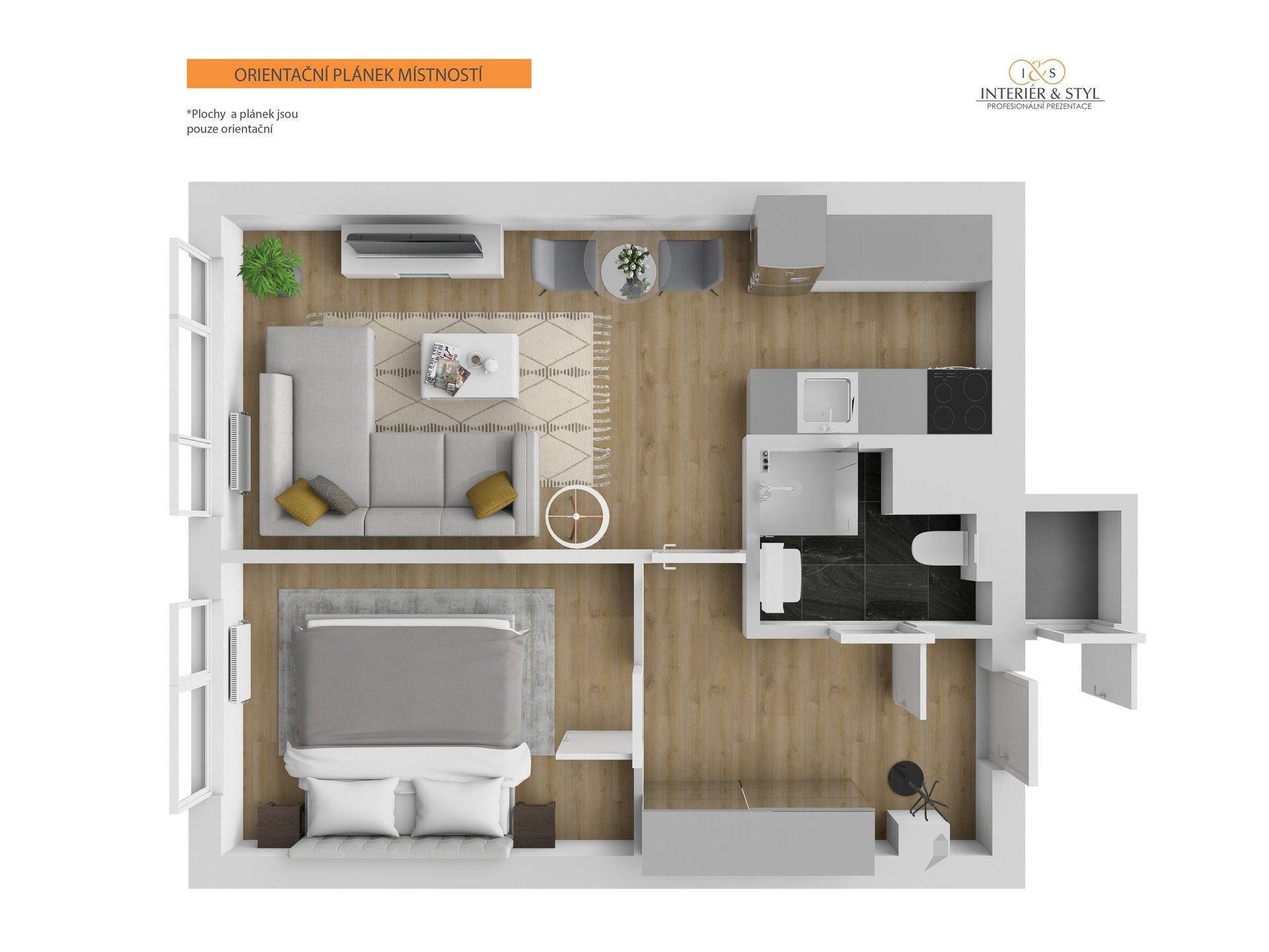 Byt 2+kk · 43 m² · Teplická, Praha Střížkov - 3