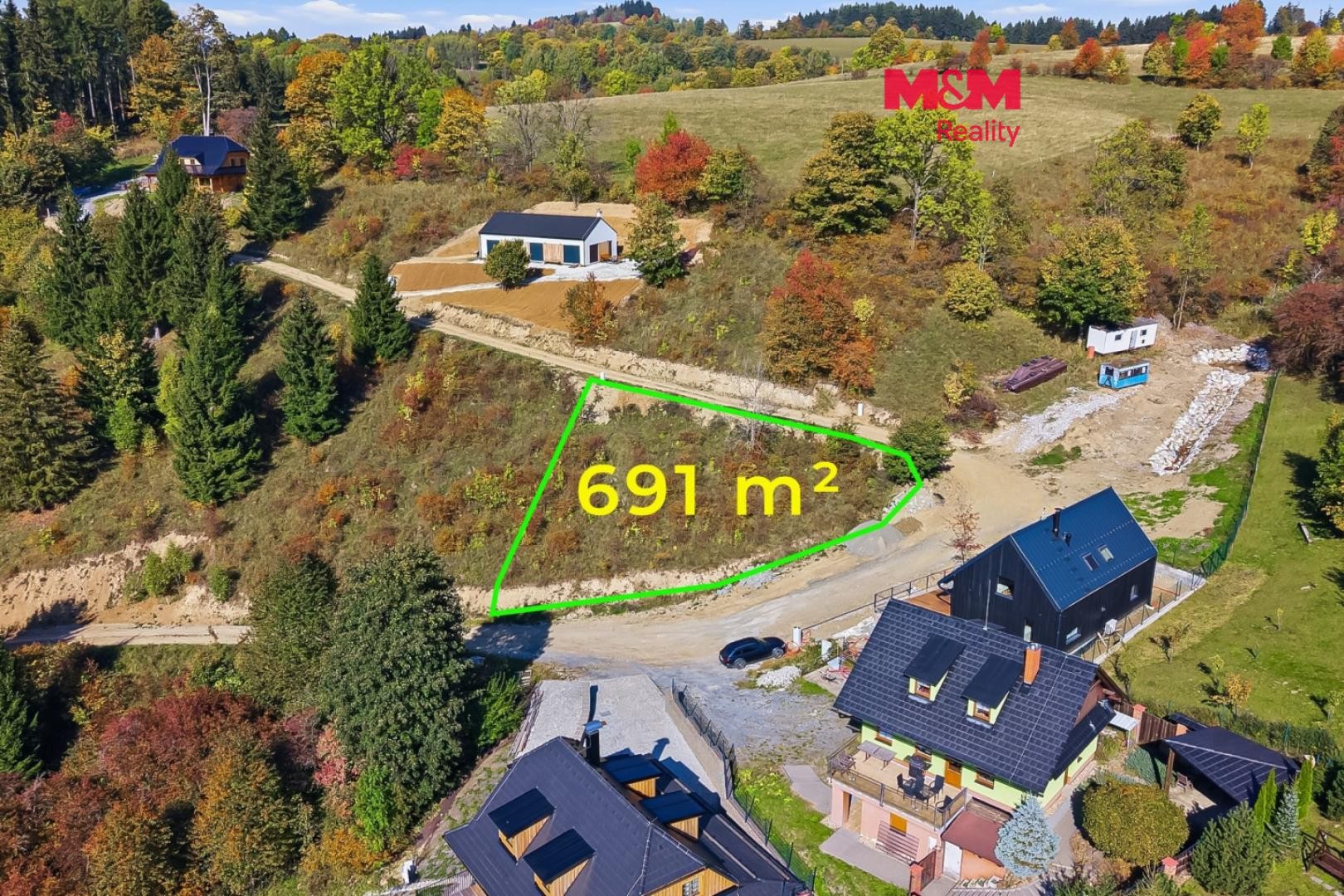 Pozemek pro bydlení, 691 m²