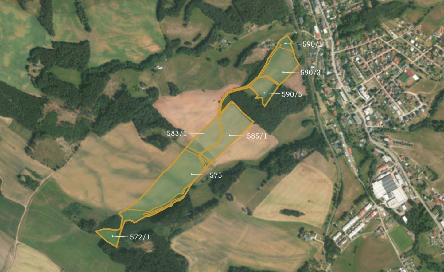 Prodej zemědělský pozemek - Stará Paka