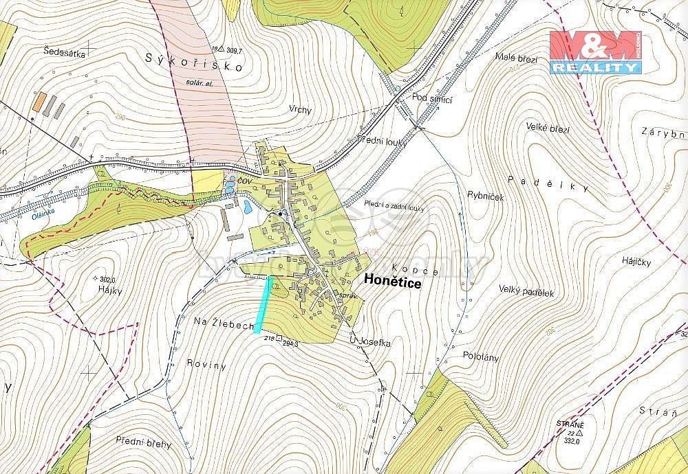 Prodej zemědělský pozemek - Honětice, okres Kroměříž, Zlínský kraj - 5