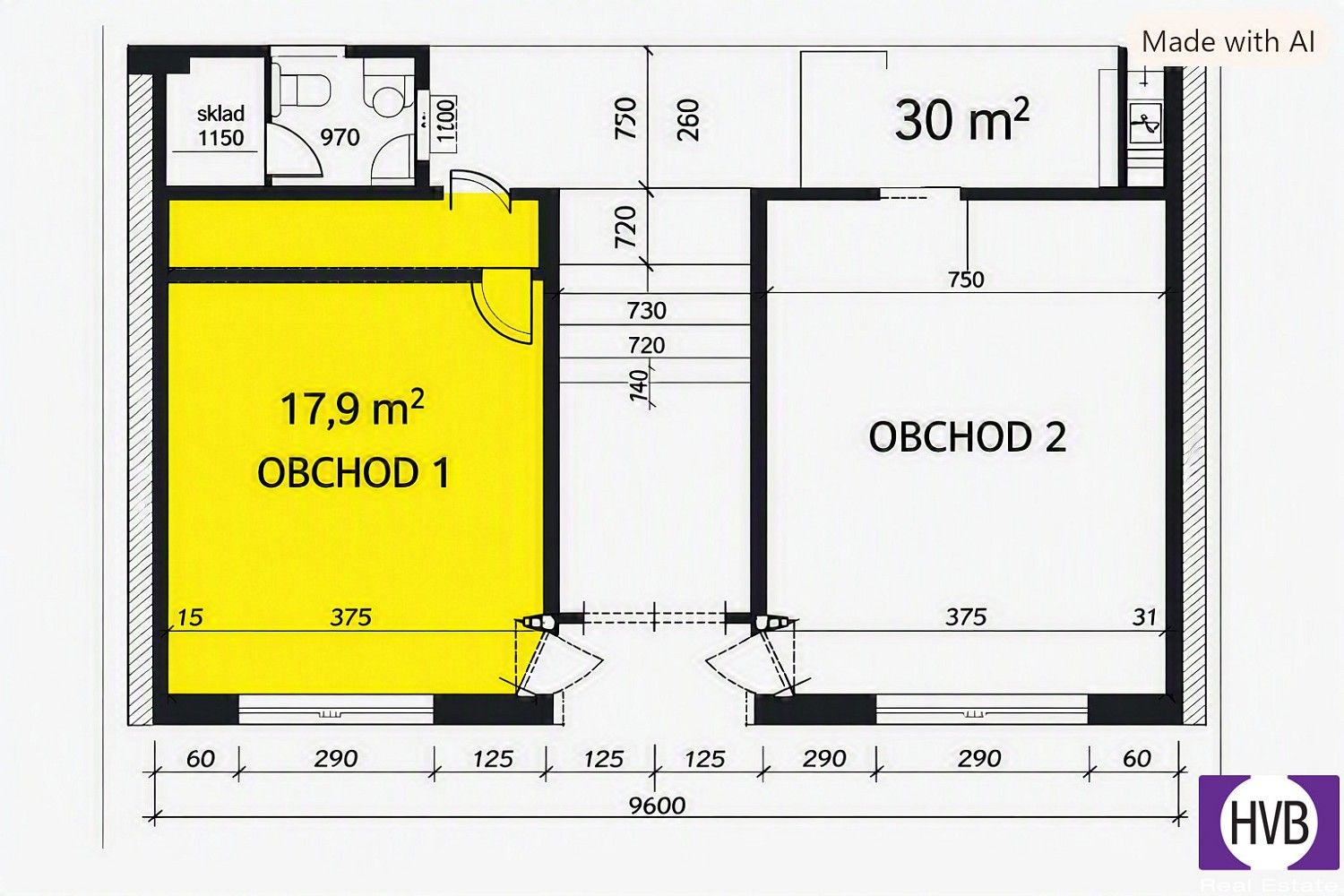 Obchodní prostory, Praha - Vinohrady, okres Praha 2, Hlavní město Praha, 18 m² - 2