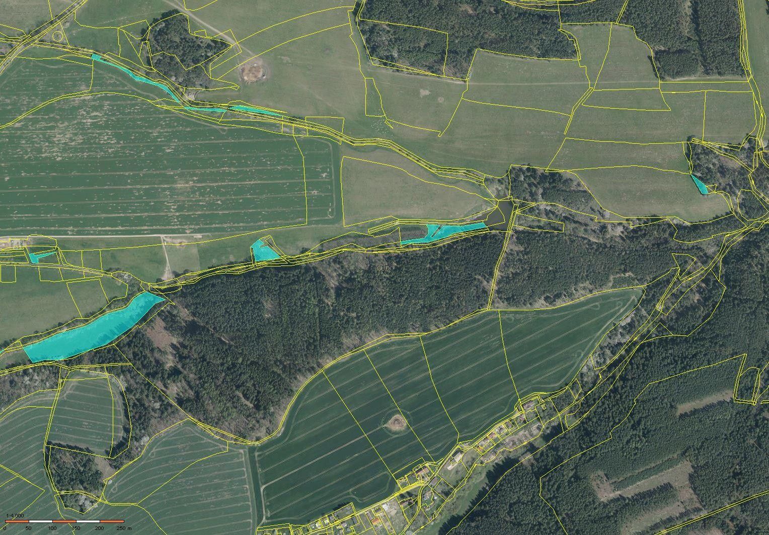 Zemědělské pozemky, Lom u Stříbra, Benešovice, 44 145 m² - 2