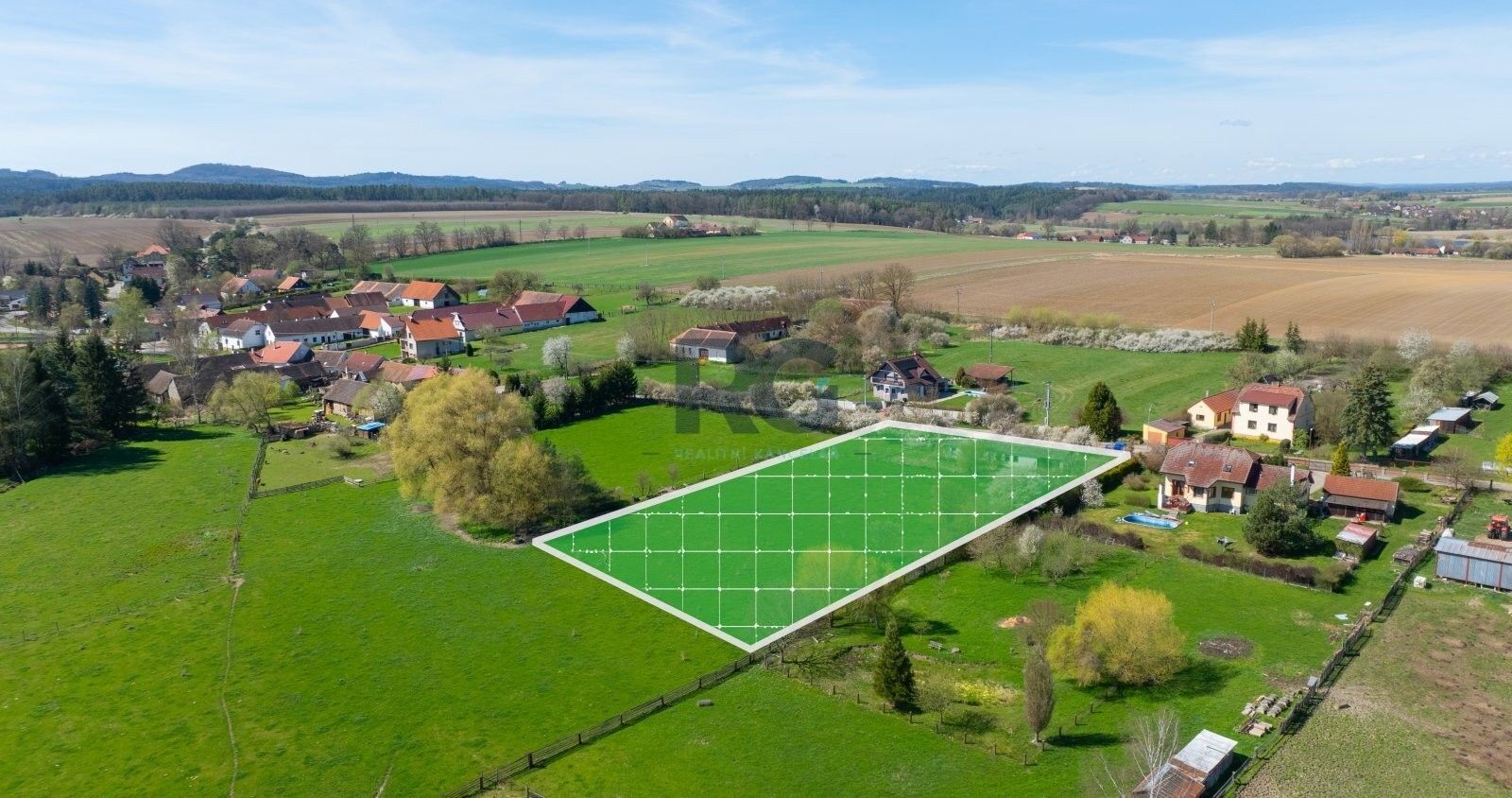 Pozemky pro bydlení, Údraž, Albrechtice nad Vltavou, 3 801 m²