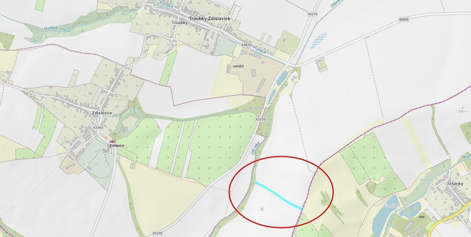 Zemědělské pozemky, Troubky-Zdislavice - Troubky, okres Kroměříž, Zlínský kraj - 1