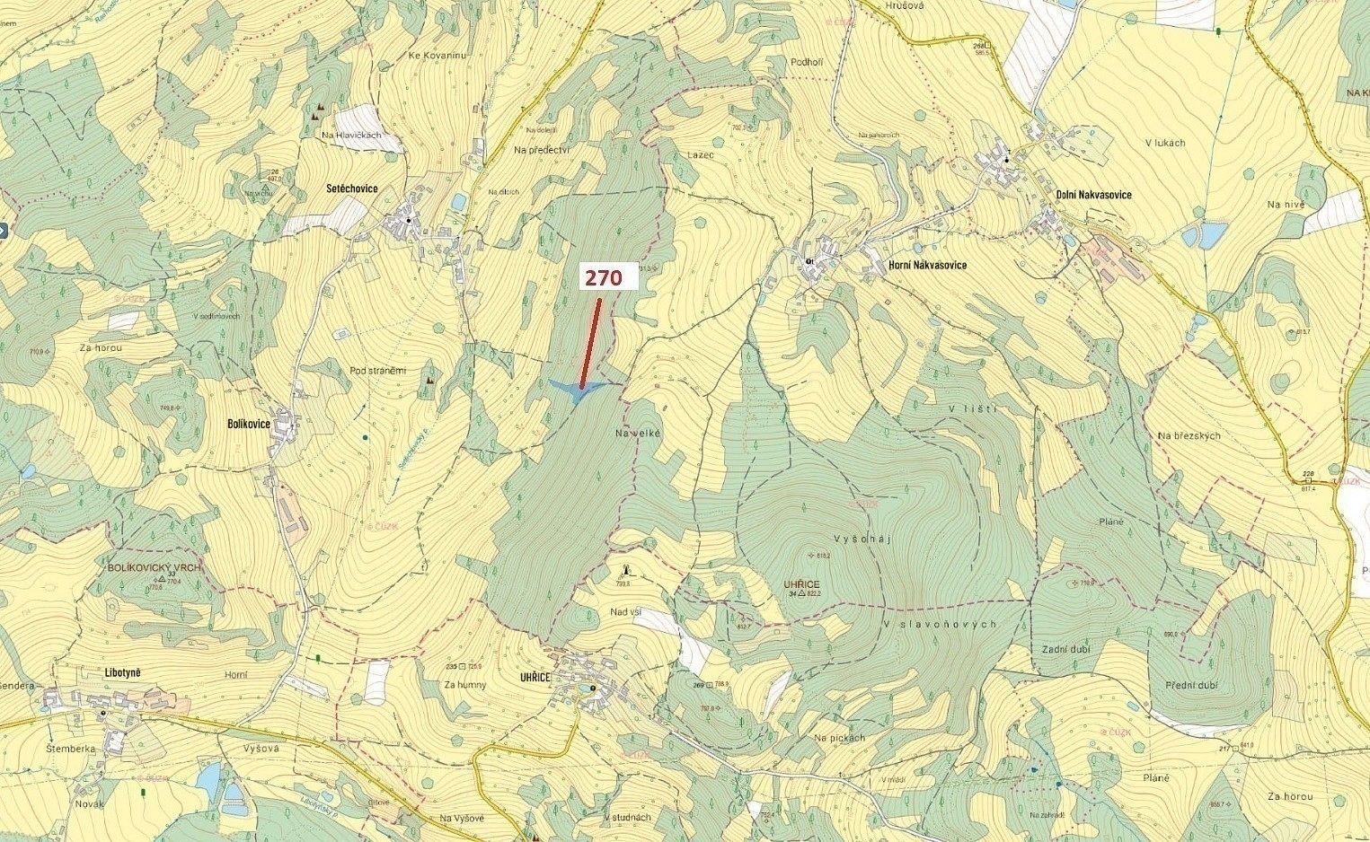 Les, 4 502 m²