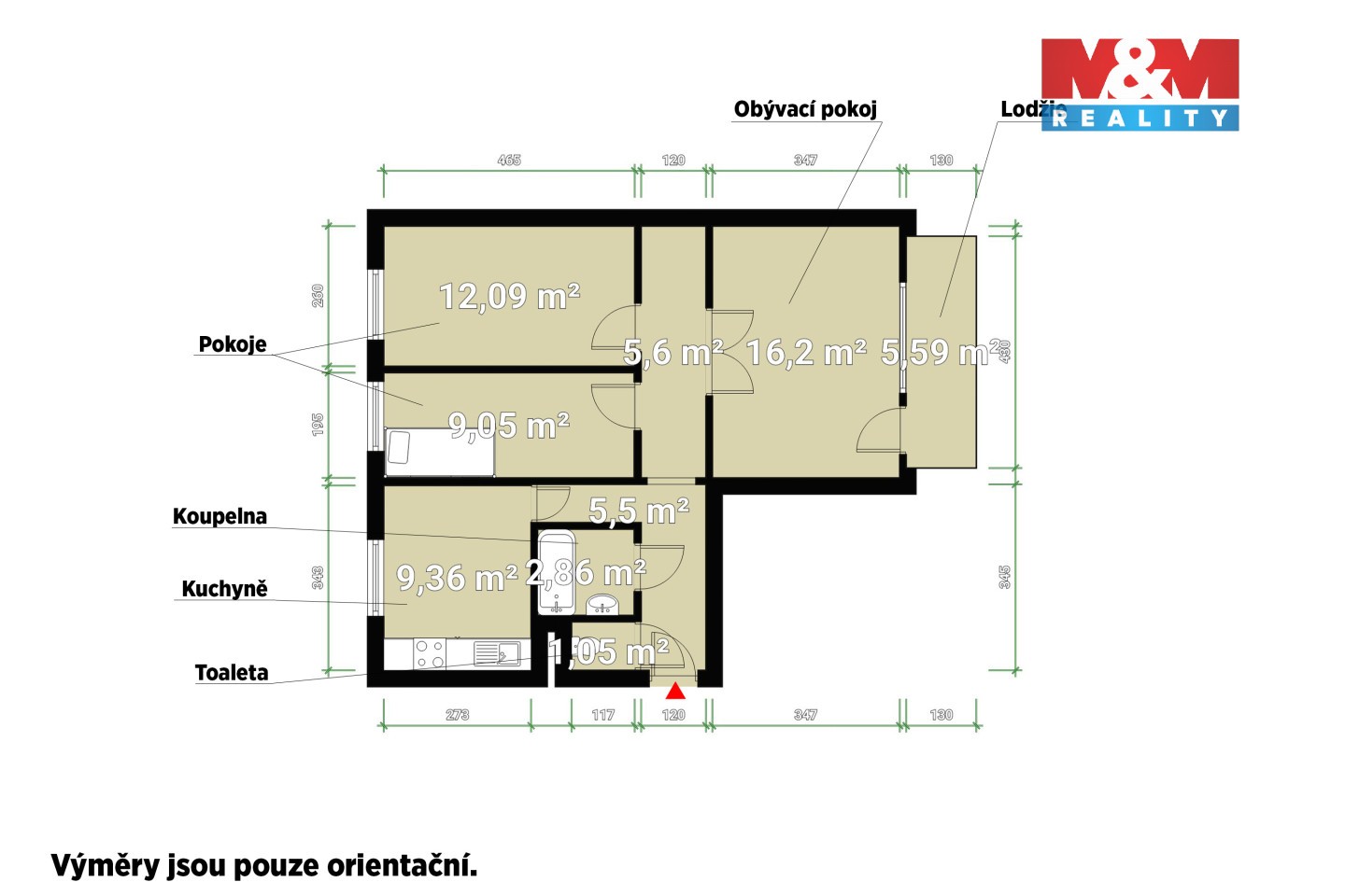 Prodej byt 3+1 - Želivského, Tachov, 72 m² - 5
