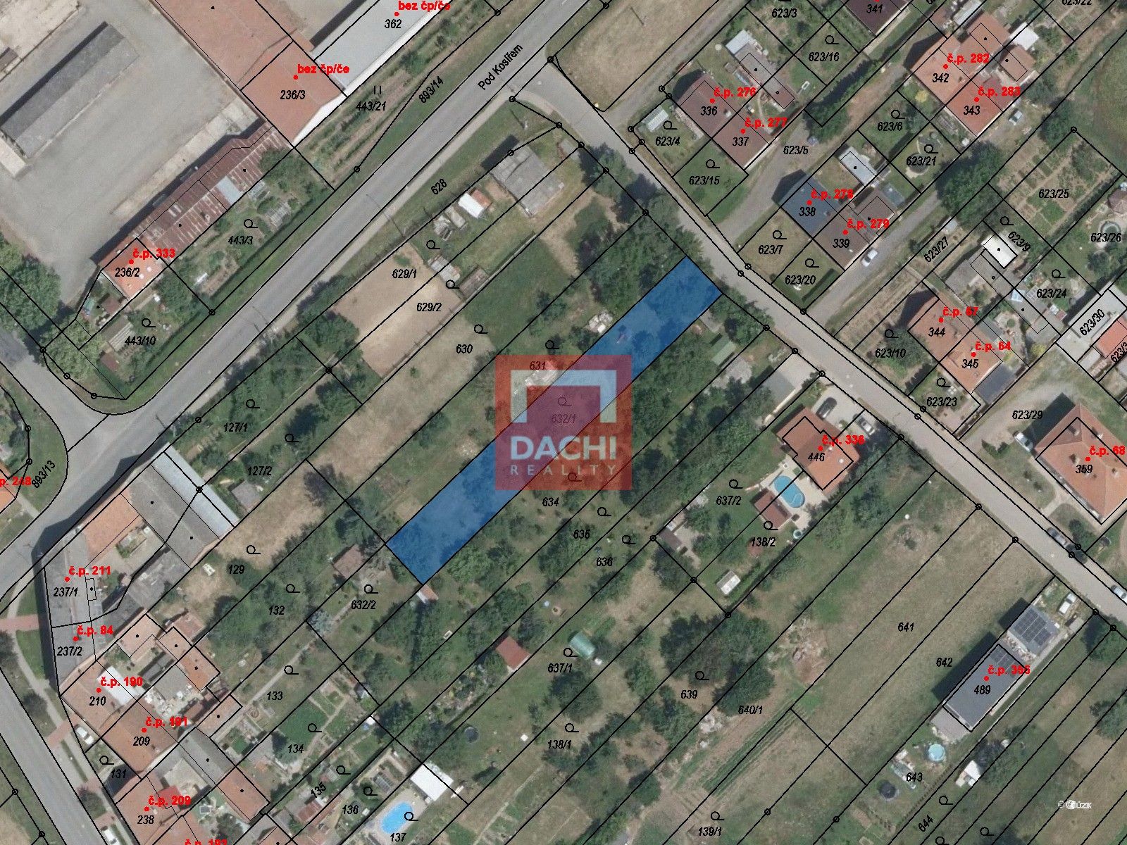 Prodej pozemek pro bydlení - Čelechovice na Hané, 832 m²