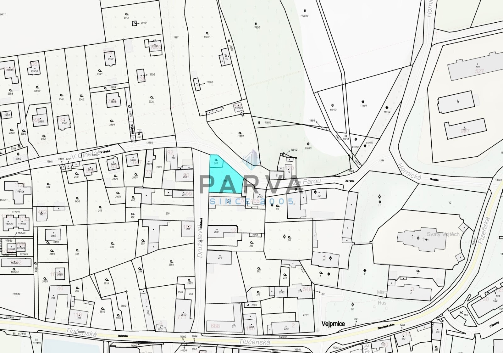 Pozemek pro bydlení · 720 m² · Staročeská náves 1, Vejprnice - 4