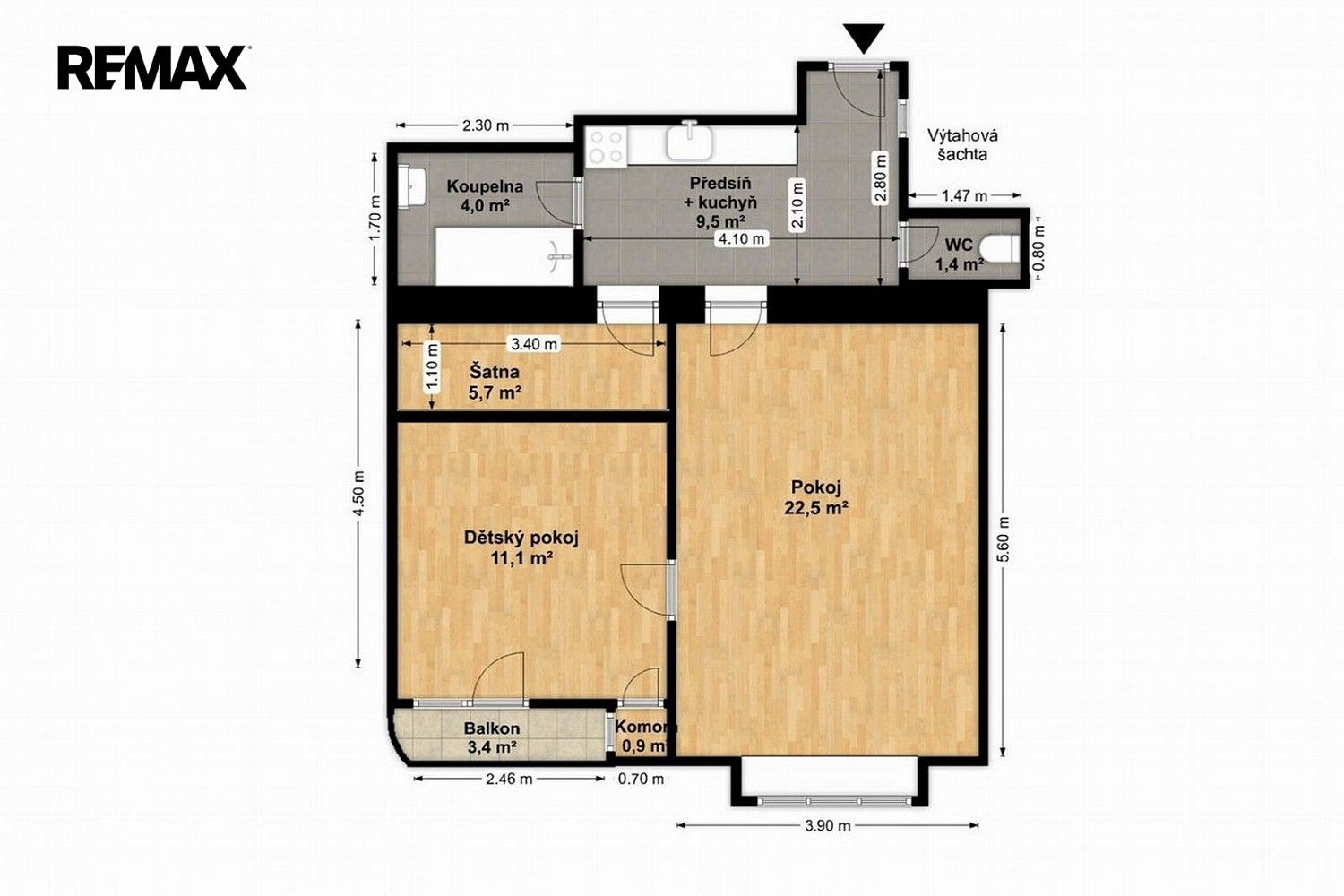 Byt 2+kk · 57 m² · V Horní Stromce, Praha 3 - Vinohrady - 3