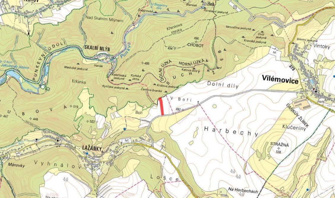 Prodej zemědělský pozemek - Lažánky, Blansko