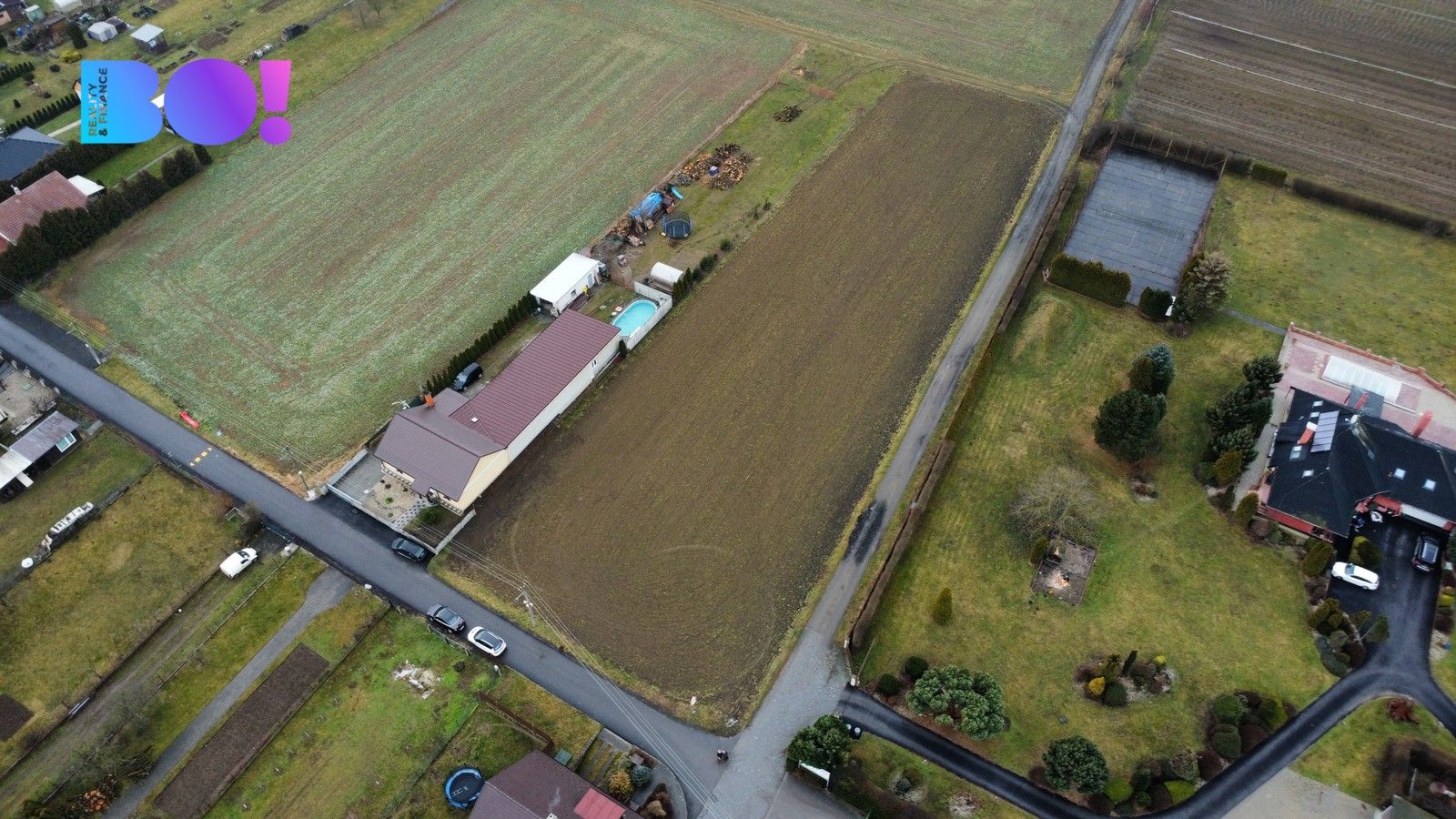 Pozemky pro bydlení, Záříčí, 1 642 m² - 2