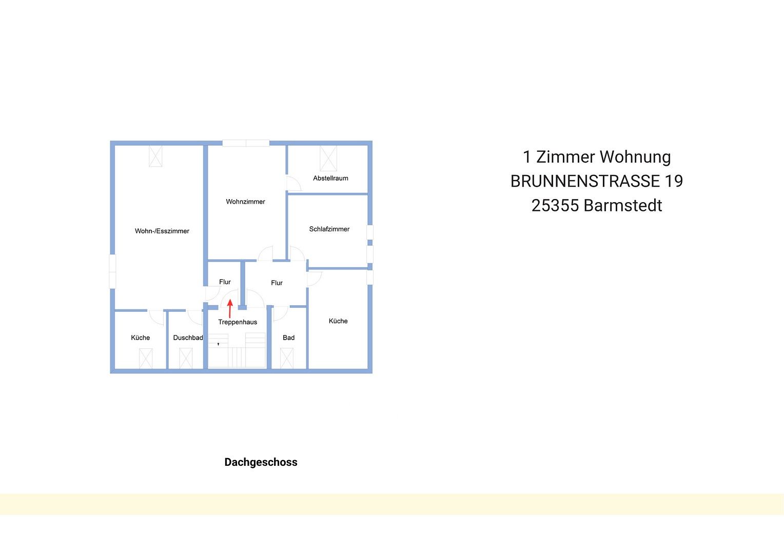 1+1, Brunnenstraße 19, , Šlesvicko-Holštýnsko, 43 m² - 1