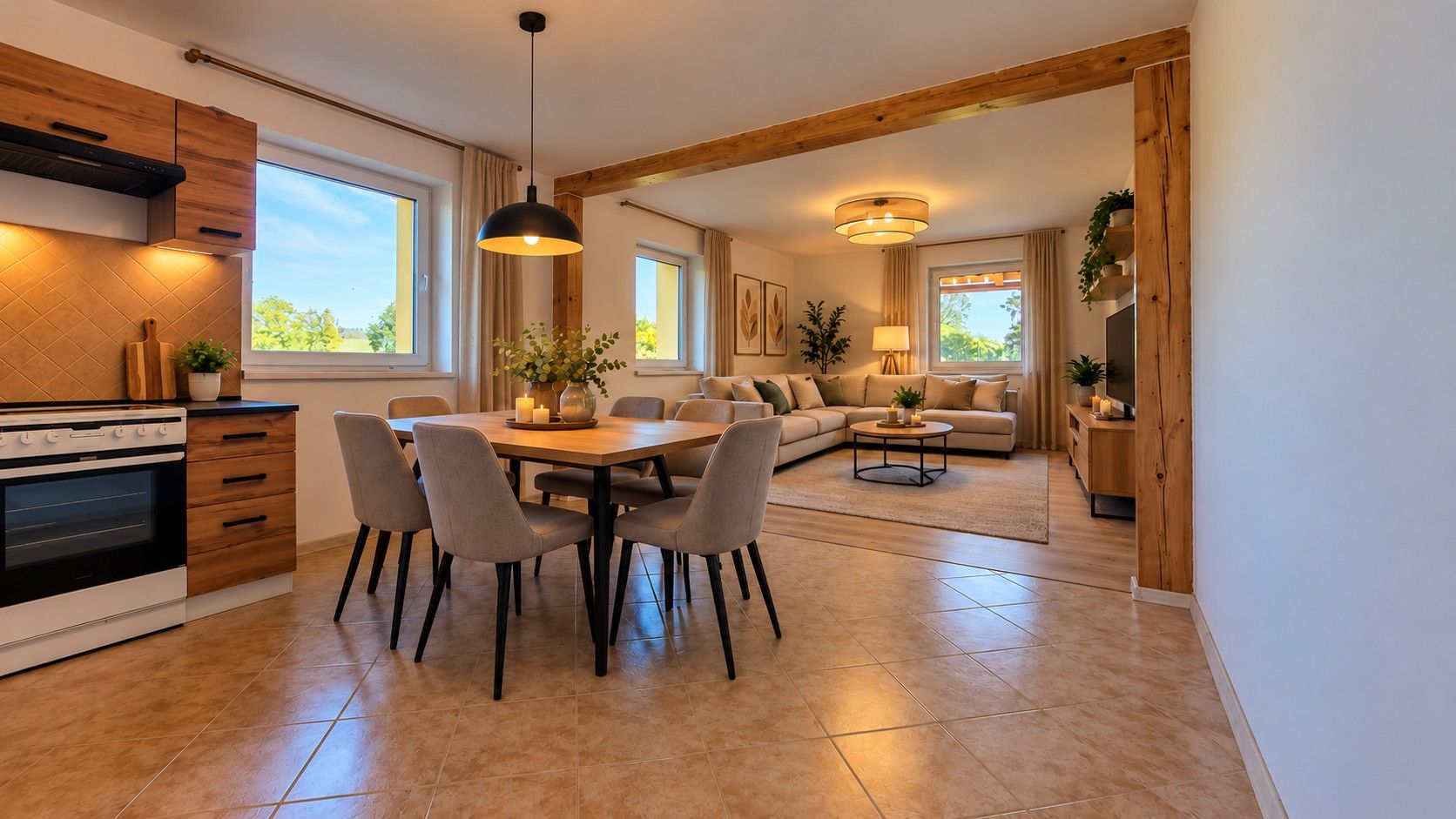 Pronájem byt 2+kk - Helvíkovice 71, 65 m² - 5