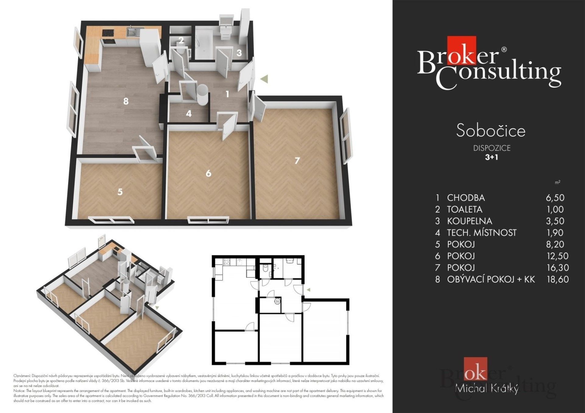 4+kk, Sobočice, Zásmuky, 70 m² - 2