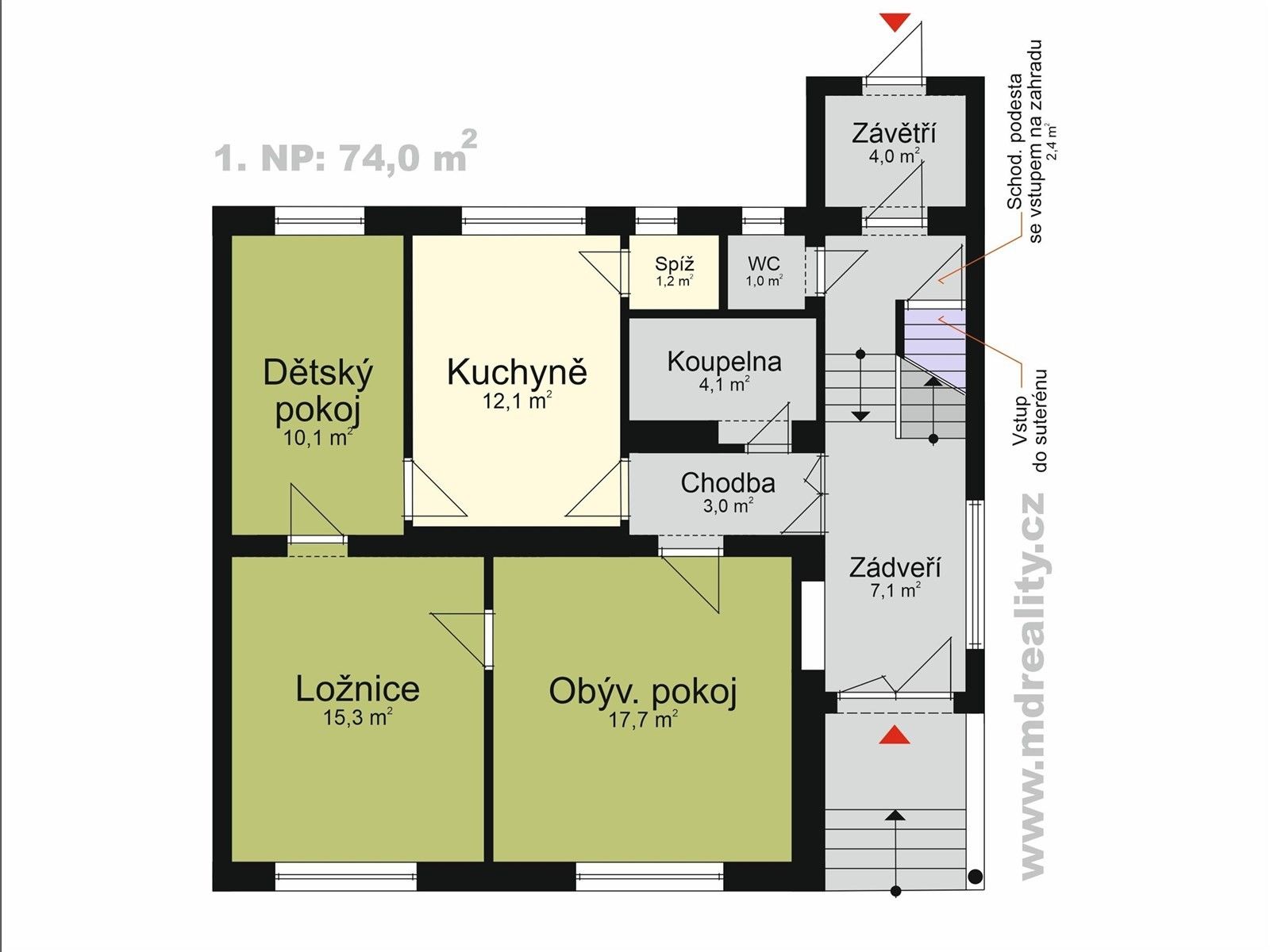 Prodej rodinný dům - Krátká, Moravský Písek, 165 m²