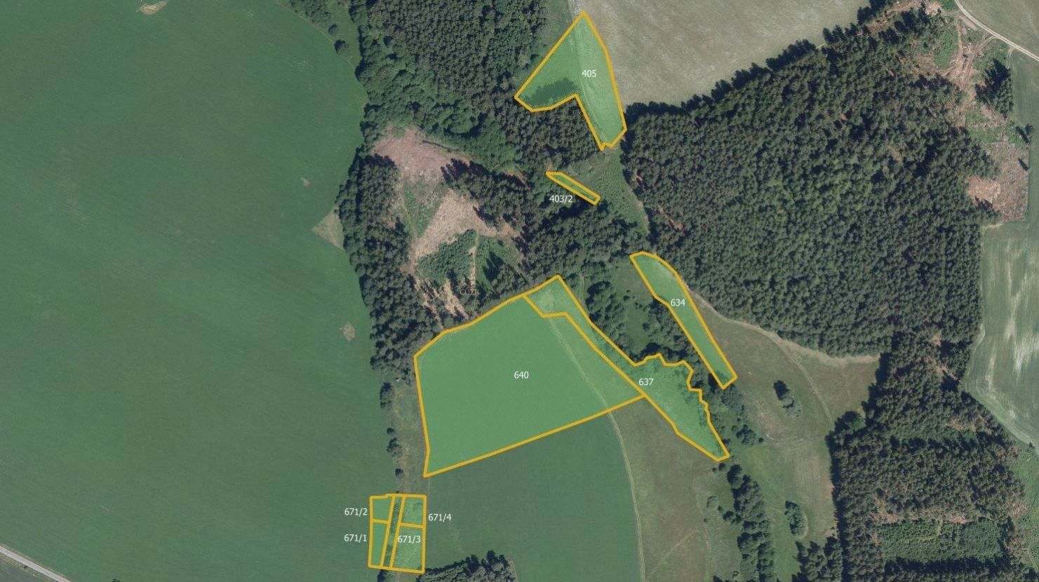 Zemědělské pozemky, Hlinsko