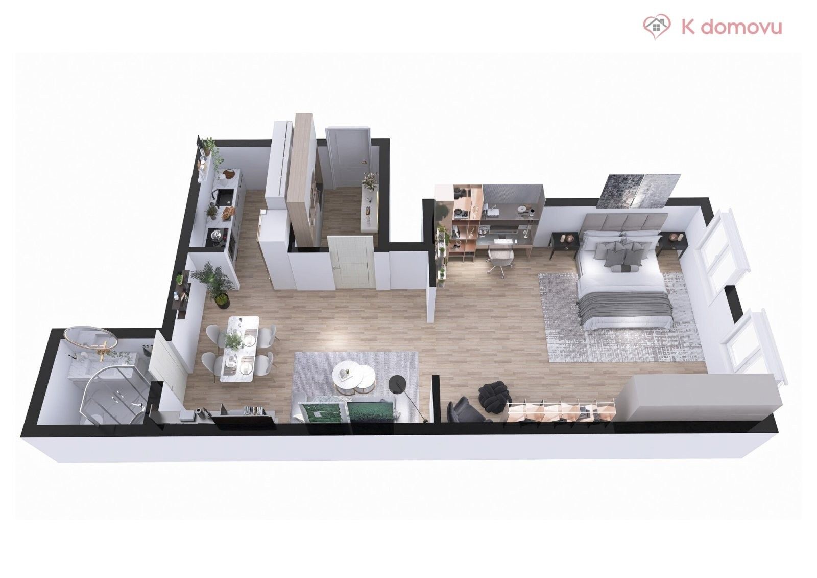 2+1, Komenského, Přerov, 70 m² - 2