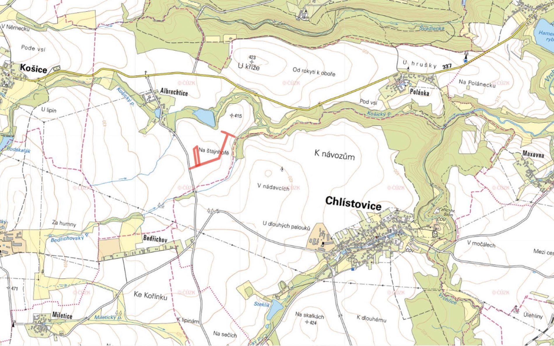 Prodej zemědělský pozemek - Polánka, Malešov