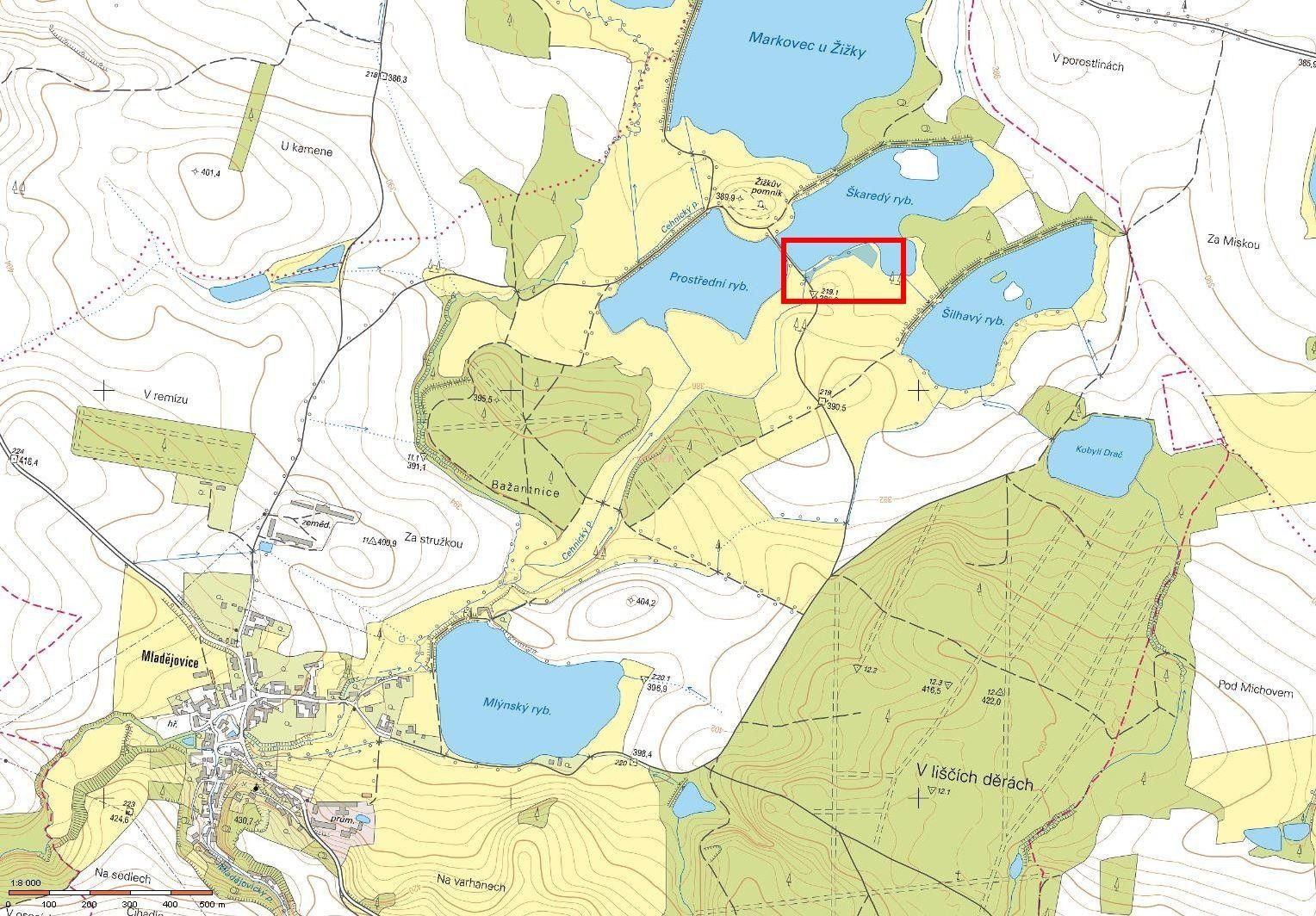 Zahrady, Sudoměř, Čejetice, 4 160 m² - 2