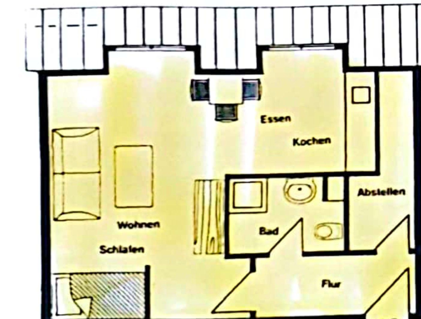 1+1, Ernestinenstr. 5 Kiel Gaarden-Ost Schleswig-Holstein 24143, 42 m² - 2