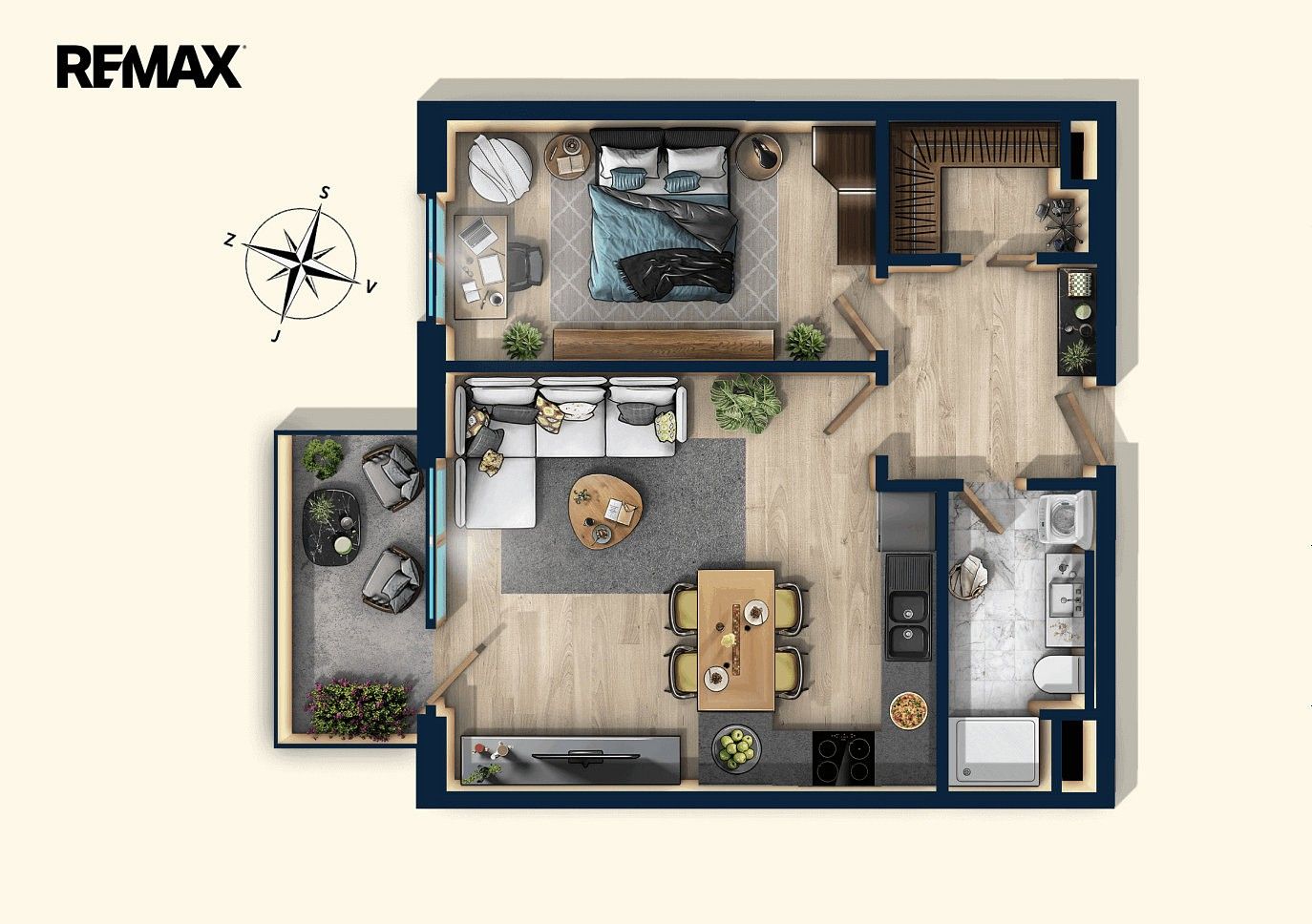 2+kk, Plzeň - Severní Předměstí, okres Plzeň-město, Plzeňský kraj, 57 m² - 2