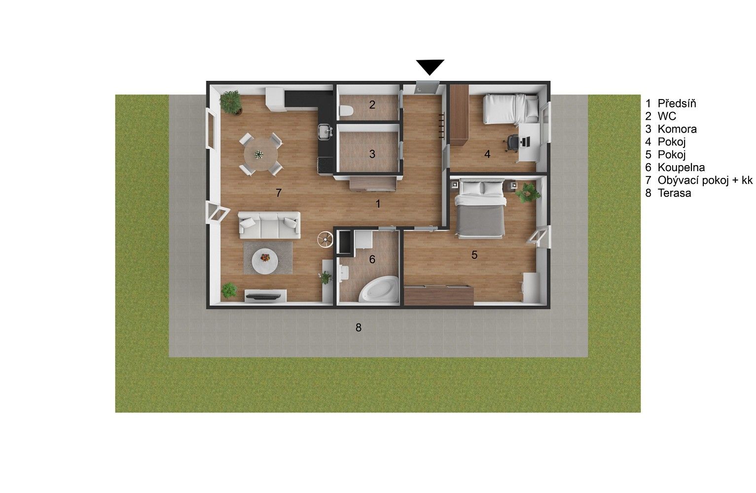 Byt 3+kk · 87 m² · Praha 6 - 3
