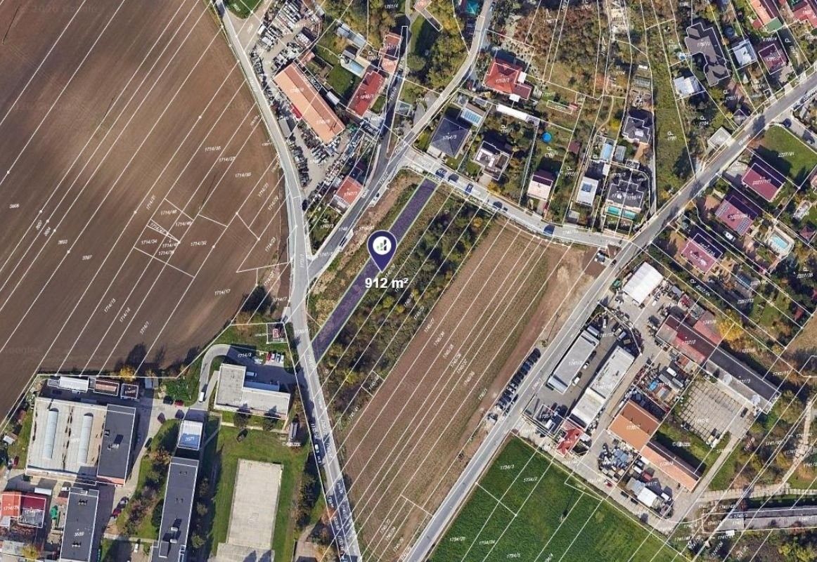 Pozemky pro bydlení, Brno, 912 m² - 1