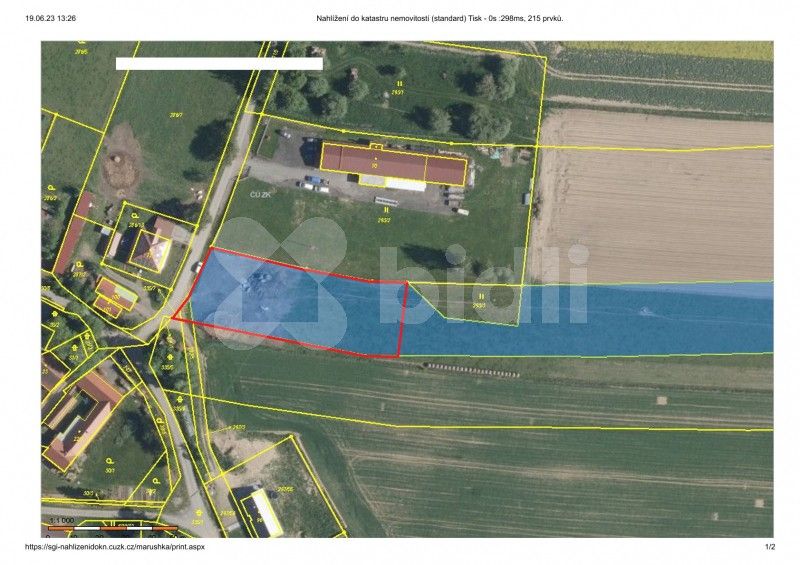 Prodej pozemek pro bydlení - Bácovice, 2 300 m²