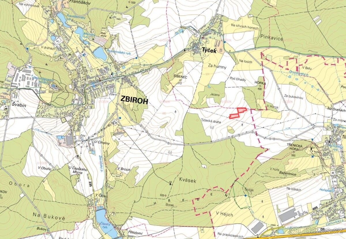 Prodej pozemek pro bydlení - Zbiroh, 338 08