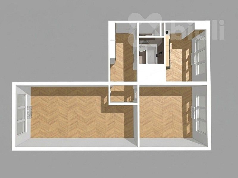 Byt 2+1 · 55 m² · Ostrava - Zábřeh, okres Ostrava-město, Moravskoslezský kraj - 3