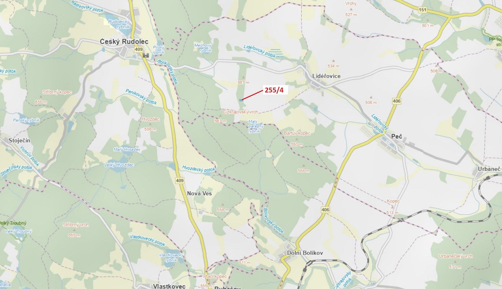 Les, 2 148 m²