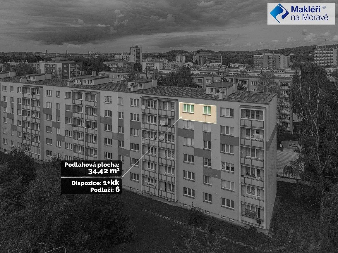 Prodej byt 1+kk - Lidická, Třinec - Lyžbice, okres Frýdek-Místek, 34 m² - 2