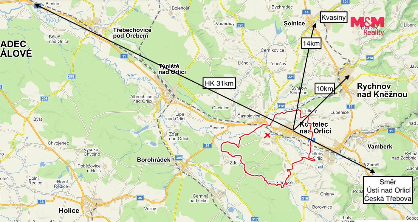 Pronájem byt 2+kk - Pelclova, Kostelec nad Orlicí, 65 m² - 5
