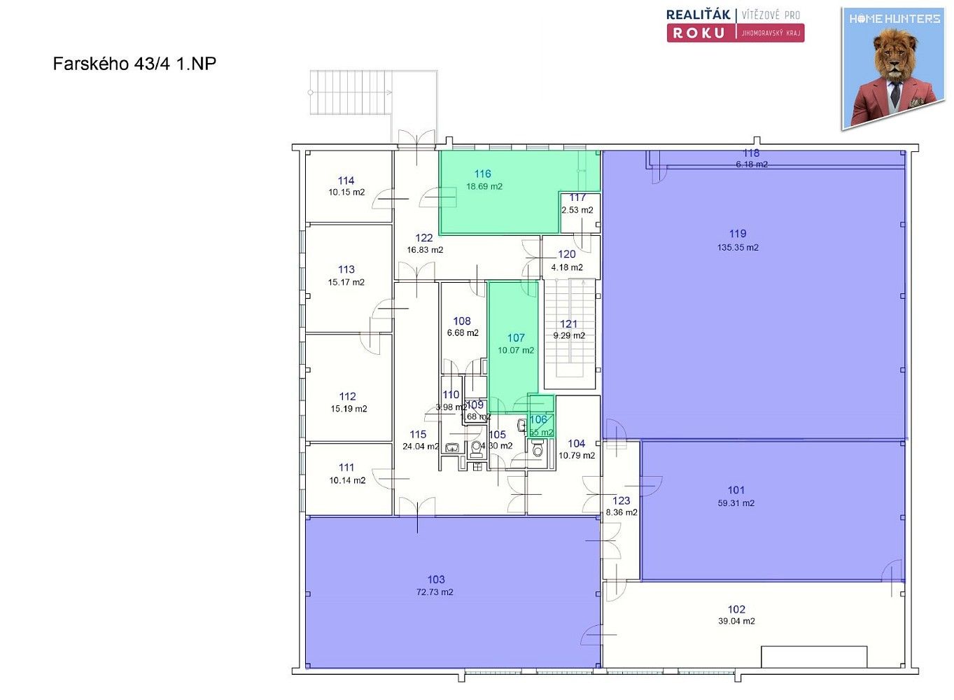 Pronájem obchodní prostory - Olomouc - Hodolany, Olomoucký kraj, 191 m² - 5