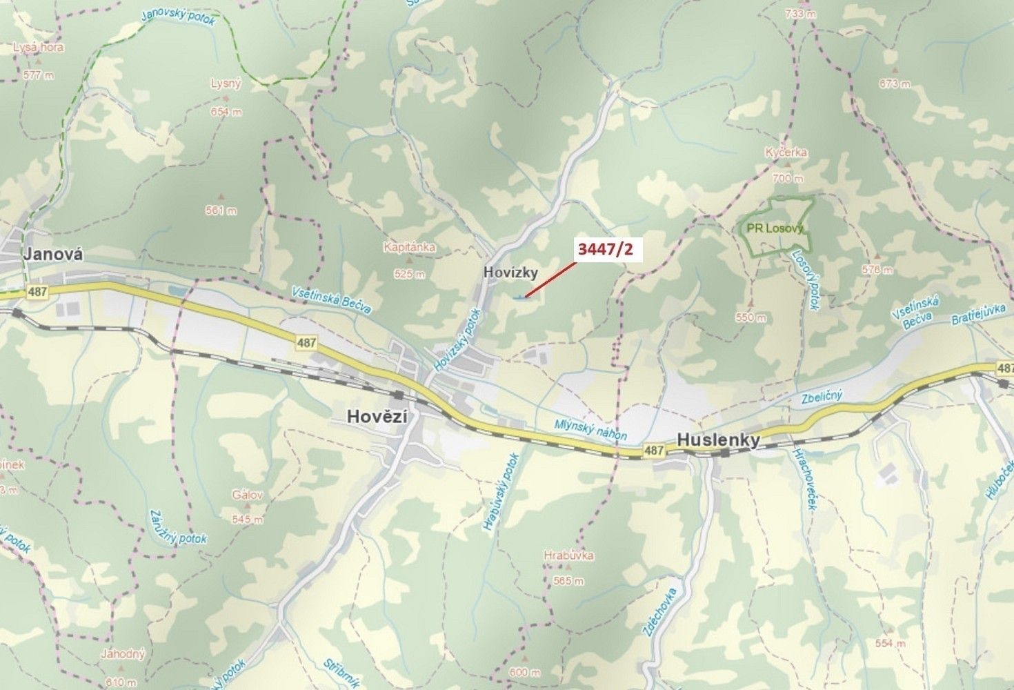 Lesy, Hovězí, okres Vsetín, Zlínský kraj
