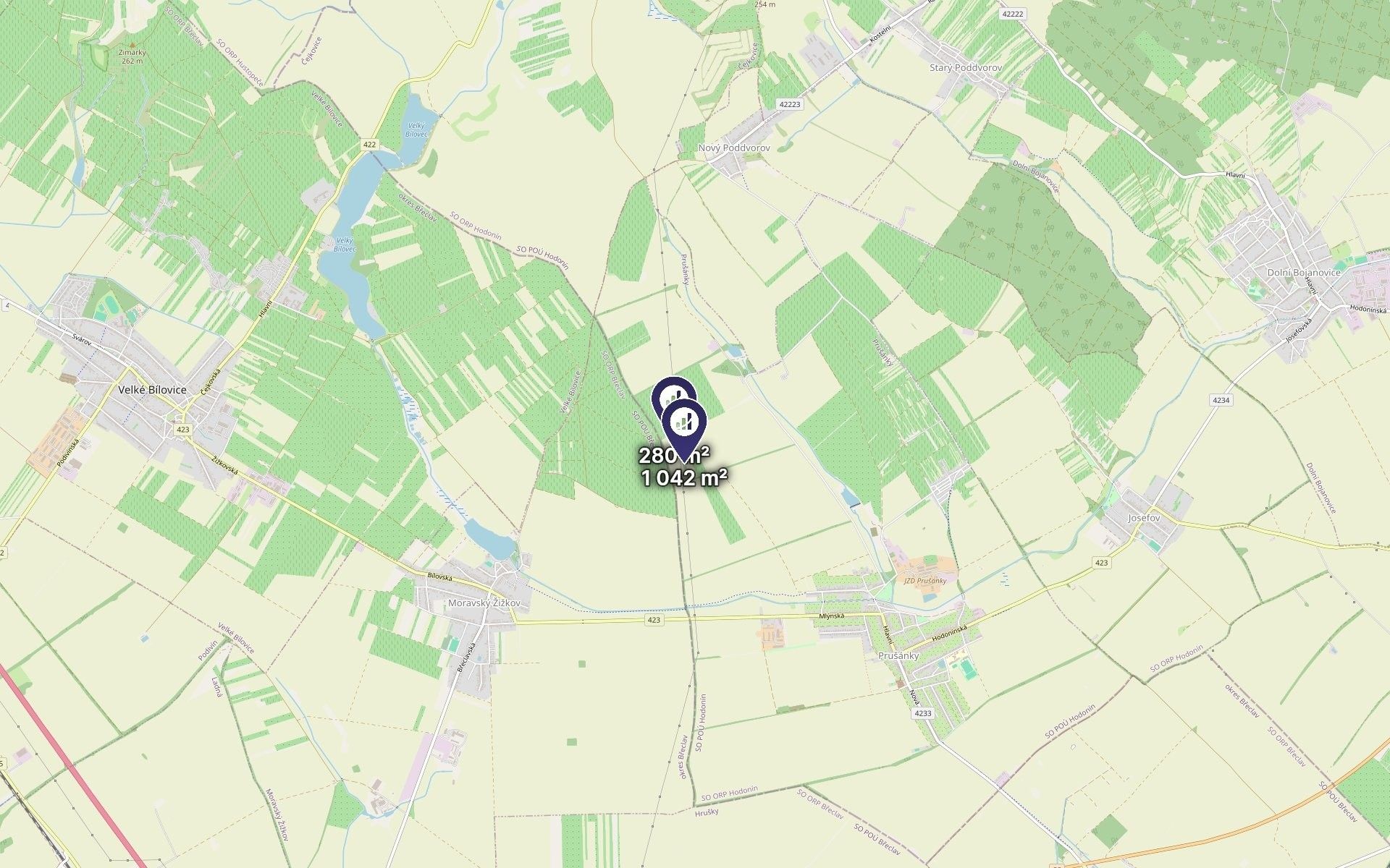 Zemědělský pozemek · 1 322 m² · Prušánky - 3