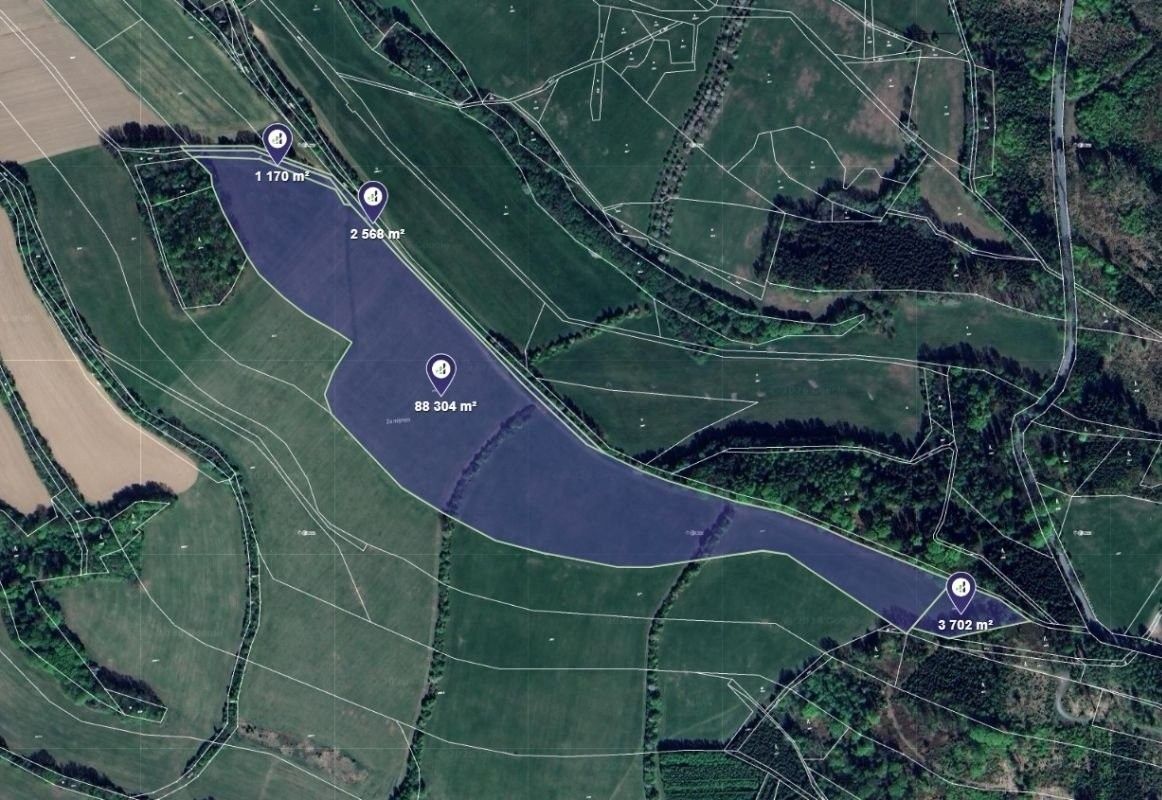 Zemědělský pozemek, 95 744 m²