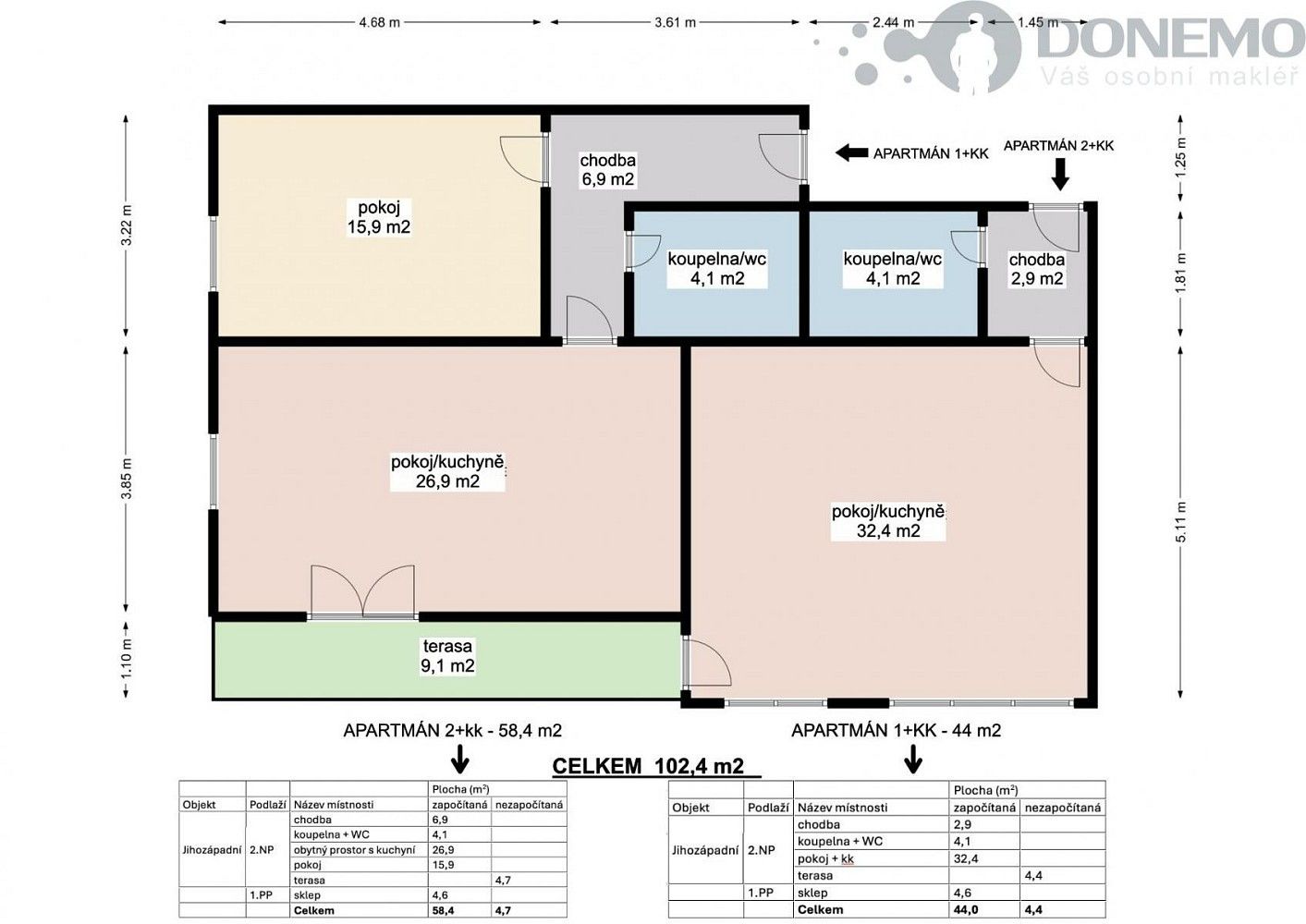 Prodej chalupa - Dolní Morava, okres Ústí nad Orlicí, Pardubický kraj, 102 m² - 2