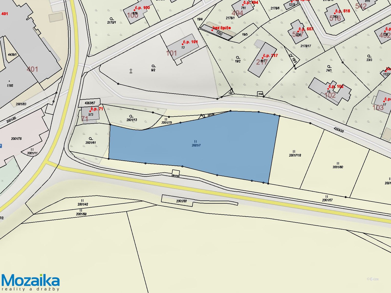 Komerční pozemek · 3 757 m² · Dolní Dobrouč - 4