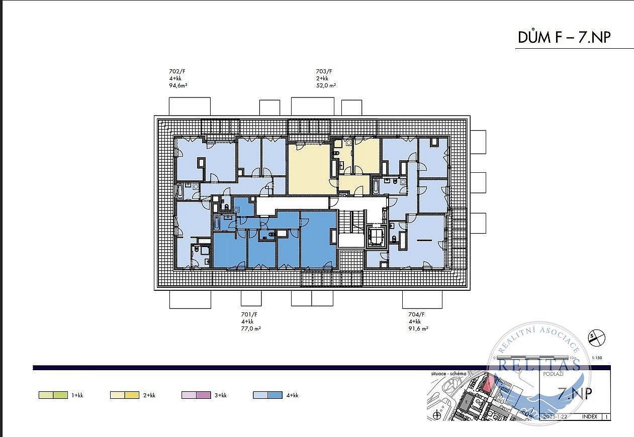 2+kk, Kralupy nad Vltavou, okres Mělník, Středočeský kraj, 70 m² - 2