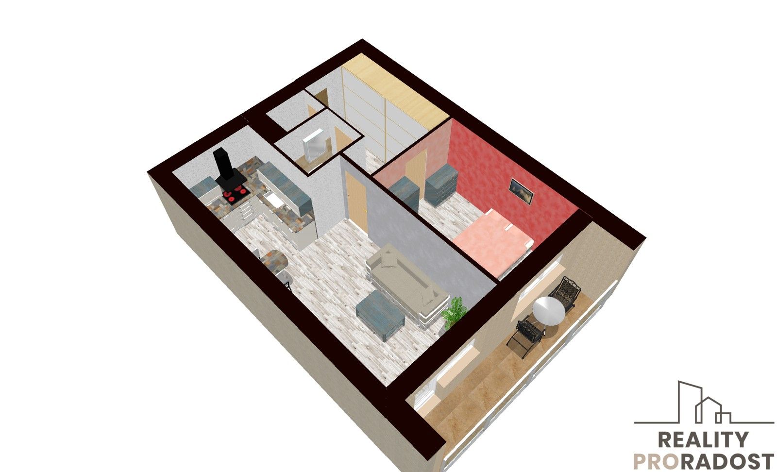 Prodej byt 2+kk - J. Holuba, Kralupy nad Vltavou, 40 m²