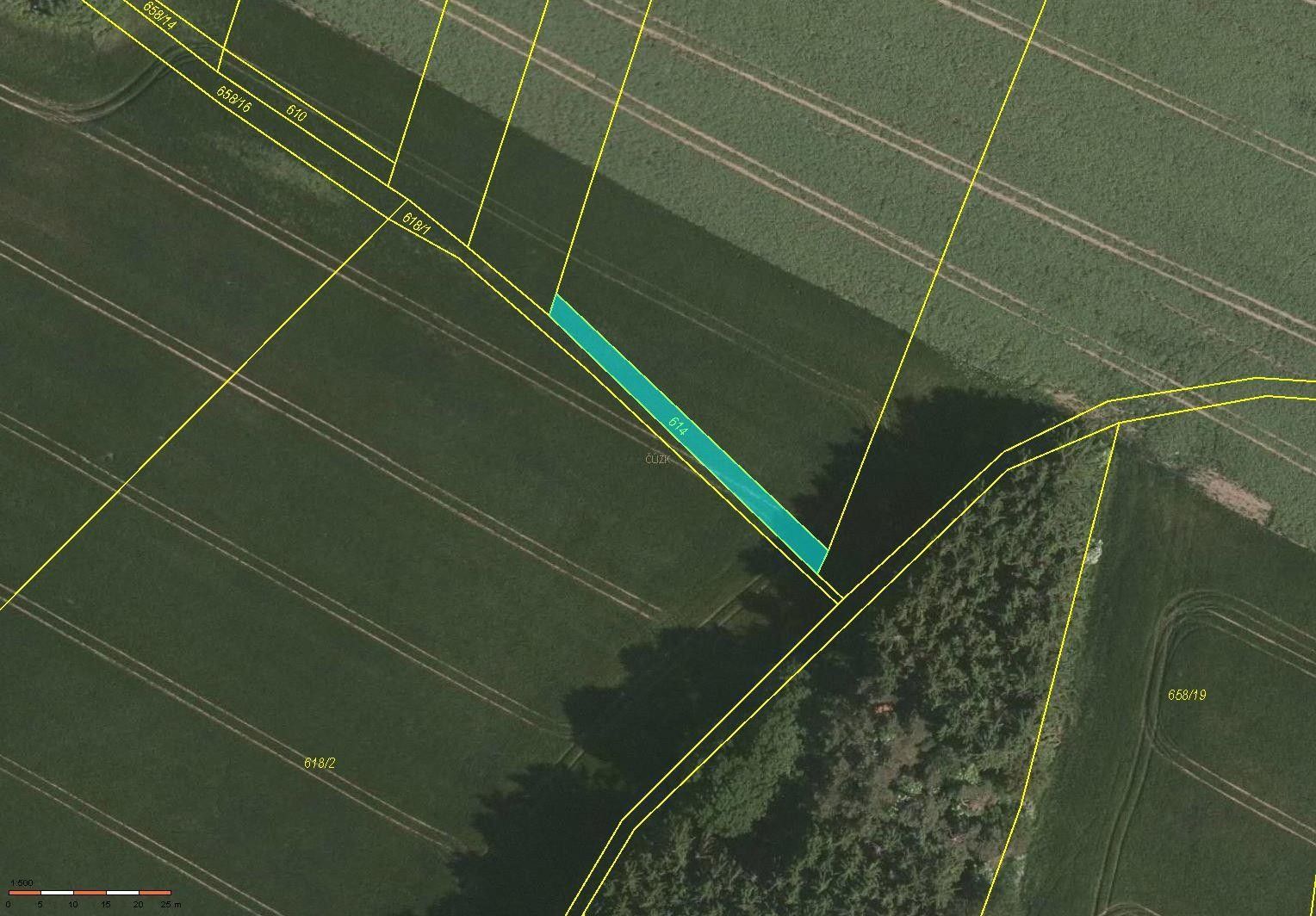 Prodej zemědělský pozemek - Reksyně, Miličín, 1 340 m²