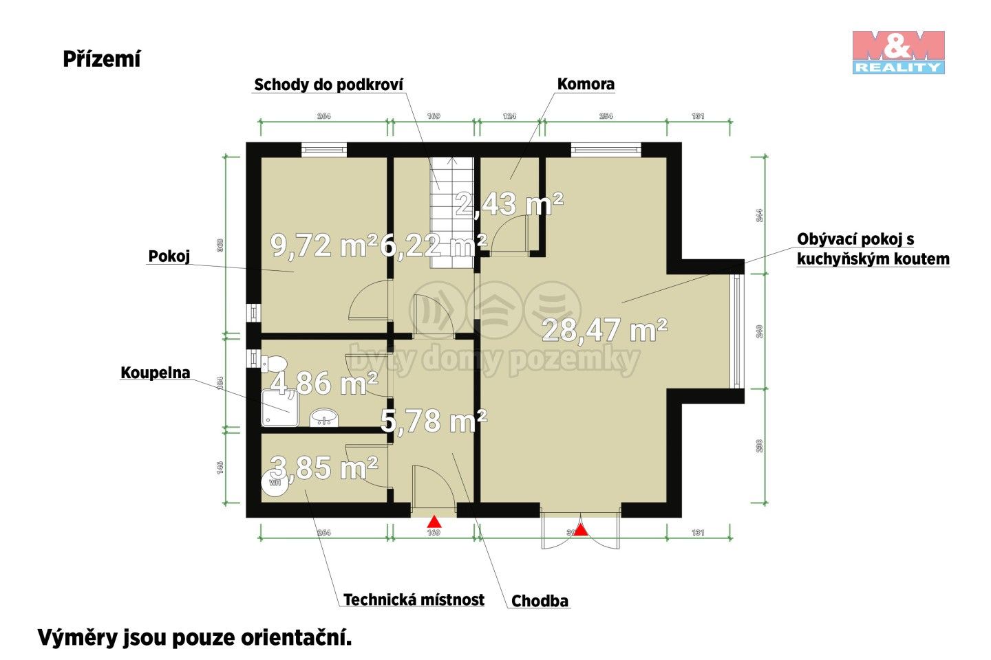 Prodej rodinný dům - Kyšice, 123 m²