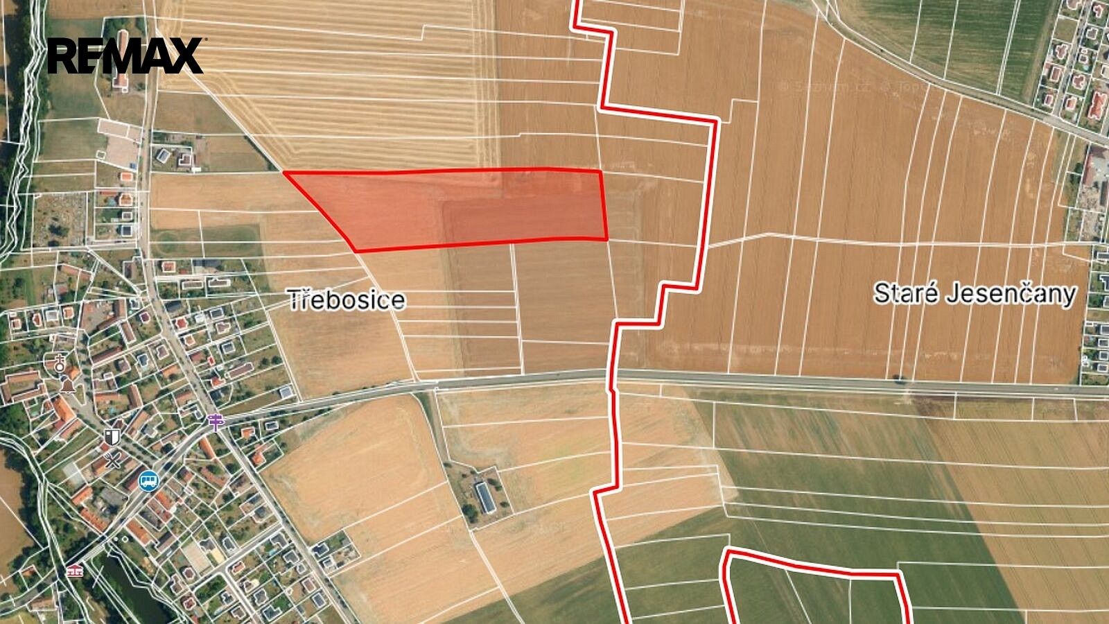Zemědělské pozemky, Třebosice, okres Pardubice - 2