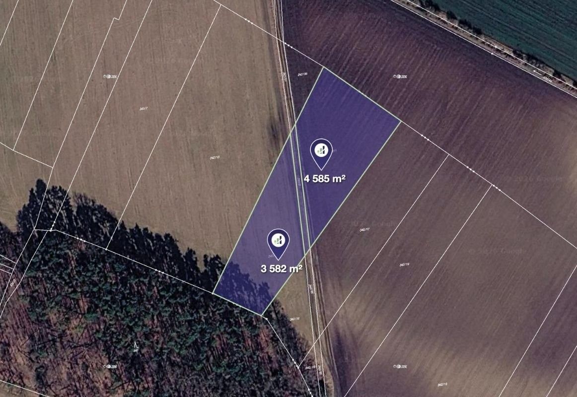 Zemědělské pozemky, Zvěřínek, 6 912 m² - 1