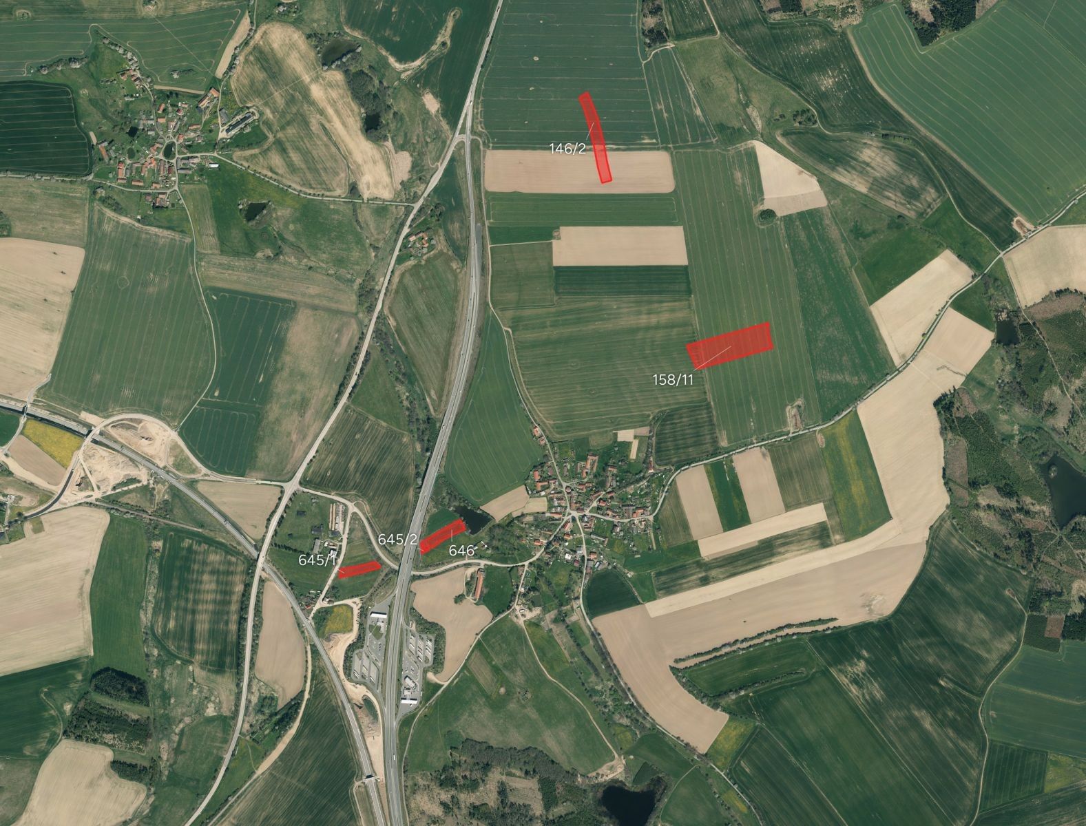 Zemědělské pozemky, Mitrovice, Mezno