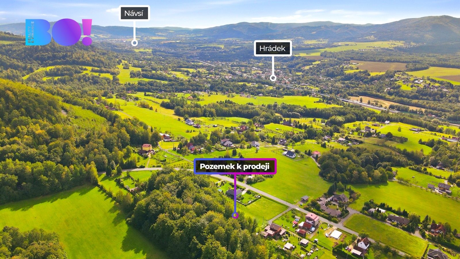 Prodej pozemek pro bydlení - Bystřice, 2 425 m² - 5